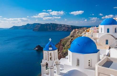 TIP! Laudamotion - Řecko - levné letenky Santorini (Théra) z Vídně a zpět 1.843,- kč